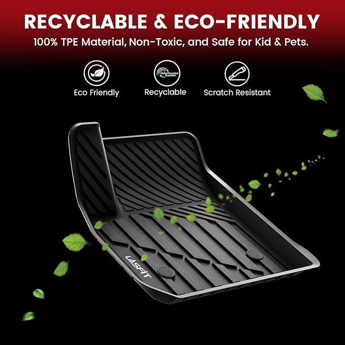 LASFIT Floor Mats 2021-2026 & Only 7 Seats (Not for 8/9 Seats) for Chevrolet Chevy Tahoe/GMC Yukon (Only Yukon, Not Fit Yukon XL) /Cadillac Escalade (Only Escalade, Not Fit Escalade ESV)