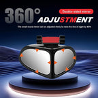 2 PCS Car Blind Spot Mirror, 360 Degrees Panoramic Adjustable Wide-angle Mirror, HD Waterproof Dual-sided Glass Reverse Parking Auxiliary Tools, Universal for Most Vehicles (Black)