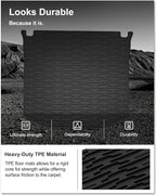 KIWI MASTER Cargo Mat for 2011-2021 Jeep Grand Cherokee, OEM Replacement 82212085, Custom Fit All Weather Rear Cargo Liner, Heavy Duty TPE Tray Trunk Mat, Black