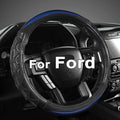 GIANT PANDA Car Steering Wheel Cover for Ford F150 F250 F350 Expedition 15.5-16 inches - Blue