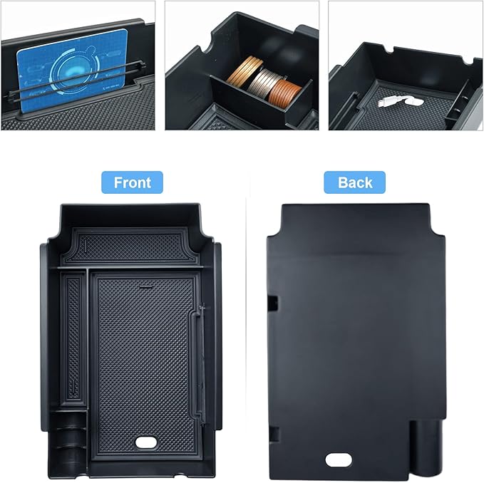 2024 2025 2026 Crosstrek Center Console Organizer for Subaru Crosstrek (Base/Premium/Sport/Limited/Wilderness), 2025 Crosstrek Armrest Tray Coin Holder 2026 Crosstrek&Impreza Accessories