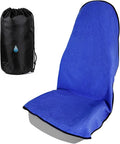 2-Pack 550g Waterproof Car Seat Cover Towel - Universal Anti-Slip Sweat Protection for Front Bucket Seats - Machine Washable 
