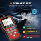 BluSon YM319 OBD2 Scanner Diagnostic Tool with Battery Tester, Check Engine Fault Code Reader with Live Data, Cloud Printing,