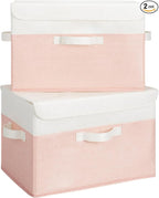 GRANNY SAYS Storage Baskets with Lids, Decorative Storage Boxes, Clothes Storage Bins for Closet, Foldable Storage Organizers