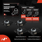 A-Premium 4-PC Rear Reverse Backup Parking Assist Sensor Compatible with Select Acura Models - MDX 2017-2020, RDX 2019-2021, 