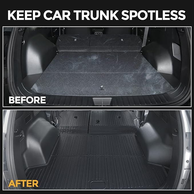 Floor Mats Set for 2022-2025 2026 Hyundai Tucson Gas (Not fit Hybrid), Full Coverage All Weather Floor Mats Cargo Mat with Backrest Protectors & Door Sill Guards for Tucson Accessories