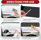 59.06"x5.91" 5% VLT Car Window Tint Film Kit,Cuttable Car Tints for Window Avoids Glare to Disturb Vision,Universal Cars Windshield Tint Strip with Knife/Scraper