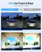 VIOFO A229 Ultra 2CH Dual 4K Dash Cam Front and Rear, Dual STARVIS 2 IMX678 Sensors & 2-Channel 4K HDR, Faster 5GHz Wi-Fi & P