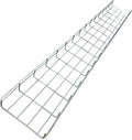 Kable Kontrol Cable Tray- 5 Feet Long - 8" Width, 2” Depth – Wire Mesh Tray Cable Management Rack Cords Organizer Cable Baske