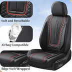 Coverado Car Seat Covers Full Set, Front Seat Cover and Back Seat Covers for Cars, Faux Leather Waterproof Seat Covers, Car S