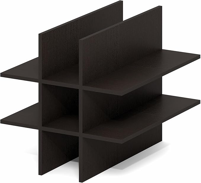 Furinno Cubicle Cube Insert, 9-Compartment Cube Organizer, Geometric Shelf Accessory, Fits into Furinno Triple Thick Cubes, I