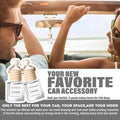 C Classy Car Air Freshener Hanging 2 Pack, Coconut Essential Oil Diffuser for Cars, Long-Lasting Fragrance, Cute Car Accessor