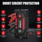 Jump Starter, 7000A Car Jump Starter, 12V Battery Jump Starter Pack, Portable Charger and Jumper Cables for All Gasoline and