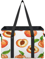 Reusable Grocery Bag, Foldable Large Shopping Tote Bag for Groceries Kitchen Picnic Car Trunk