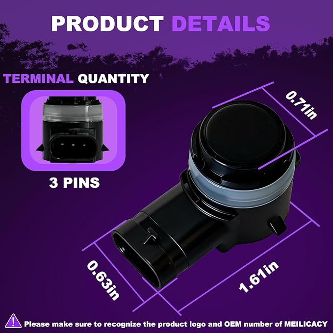 JU5Z15K859APTM Front or Rear Pdc Parking Sensor for Ford 2020-2023 Escape Explorer Transit Expedition JU5Z-15K859-APTM JU5Z15K859AAB JU5Z15K859AAC JU5Z15K859AAD JU5Z15K859AAF