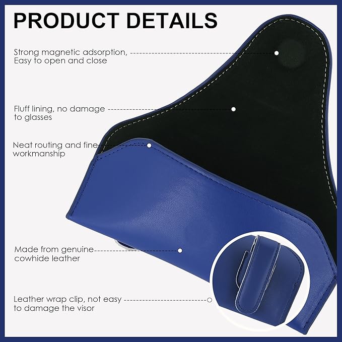 Sunglass Holder for Car Visor, Car Sunglasses Holder Eyeglasses Holder for Visor Accessories