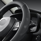 GIANT PANDA Car Steering Wheel Cover for Toyota RAV4,Camry,Highlander,Corolla,Prius,Tacoma,Standard Size - Black