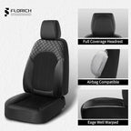 FLORICH Car Seat Covers 5 Seats Automotive Seat Covers Full Set Leather Air Mesh Seat Cover Breathable Seat Protector Interio