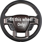 Steering Wheel Cover for Ford F150 2015-2020/ F250 2017-2022/ F350 2017-2022/ F450 2017-2022/ F550 2017-2022/ Ford Expedition 2018-2021 Steering Wheel Protector for Ford Steering Wheel Accessories