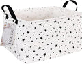 FANKANG Storage Basket,Nursery Hamper Canvas Laundry Basket Foldable with Waterproof PE Coating Storage, Office, Bedroom, Clo
