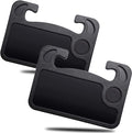 ZONETECH Multi-Functional Portable Car Laptop and Food Steering Wheel Tray 2-Pack - Black Table/Car Vehicle Seat Portable Mount Tray Laptop Notebook Table Eating Desk