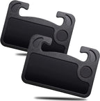 ZONETECH Multi-Functional Portable Car Laptop and Food Steering Wheel Tray 2-Pack - Black Table/Car Vehicle Seat Portable Mount Tray Laptop Notebook Table Eating Desk