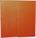 Wall Control 30-P-3232OR Orange Metal Pegboard Pack