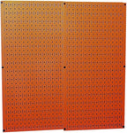 Wall Control 30-P-3232OR Orange Metal Pegboard Pack