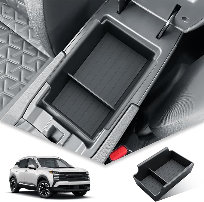 BIBIBO for 2025 Kicks Center Console Organizer 2025 Nissan Kicks S/SV/SR Console Tray 2025 Kicks Insert Glove Pallet Organizer 2025 Nissan Kicks Accessories 2025 Kicks Armrest Organizer
