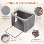Lifewit Clothes Storage Bins with Metal Frame, Stackable Storage Box, Foldable Clothing Storage Bins with Lids, 75L Storage B