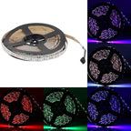 SUPERNIGHT 32.8 FT RGB LED Light Strip, 10M 600leds Multi-Color DC 24V Rope Lighting Non-Waterproof Decorate Bedroom TV Backlighting Car Party (Only Light Strip)