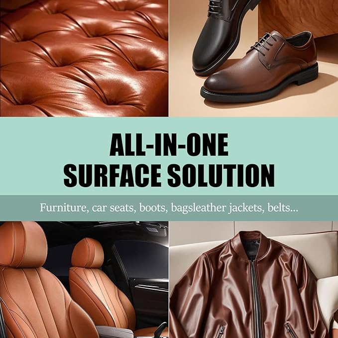 LUXGROVE® Leather & Furniture Repair Salve- Polisher, Leather Cleaner & Conditioner to Soften, Protect & Restore Leathercraft