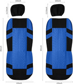 Pariitadin Car Seat Covers Front Pair, Washable and Breathable Seat Covers for Cars, Universal Fit Car Interior Covers for Mo