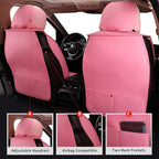 MIROZO Car Seat Covers,Leather Seat Cover Waterproof Automotive Seat Covers Full Set Car Seat Protector Seat Cover Set Vehicl