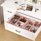 DIMJ Drawer Organizer Clothes Storage - 24 Pack Baby Dresser Organizer for Nursery, Small Fabric Closet Drawer Organizer Bins