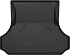 LASFIT Trunk Mat for Dodge Charger 2011-2023, for Chrysler 300 2011-2023, Fit Without Subwoofer, All Weather TPE Custom Fit Car Mats Cargo Liner Cargo Mat, Black