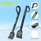 25.8'' Larger Ice Scrapers for Car Windshield | Dang Near Indestructible Ice from Scrape Frost and Ice |3-in-1 Emergency Snow Shovel | Detachable Remover with Foam Grip for Small Cars, Trucks, SUVs