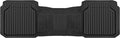 CAR PASS Heavy Duty Rubber Rear Car Mat, Deep Dish Car Floor Mats All Weather, Universal Trim to Fit for SUV Trucks Sedans, Odorless Waterproof Anti-Slip, Easy to Clean Car Mats (Black Rear)
