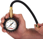 Accu-Gage RH60X Professional Tire Pressure Gauge with Protective Rubber Guard (60 PSI),Straight Chuck
