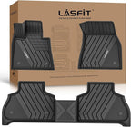 LASFIT Floor Mats Fit for 2020-2025 2026 BMW X6 G06 M M50i M60i sDrive40i xDrive40i, Custom Fit TPE All Weather Waterproof Floor Liners Front & Rear Rows Car Mat, Black