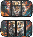 Tiger Visor Organizer for Car Pouch Case Bag Multi-Function Storage Pocket Can Store ID Card,Eyeglasses,Pen,Driving License etc