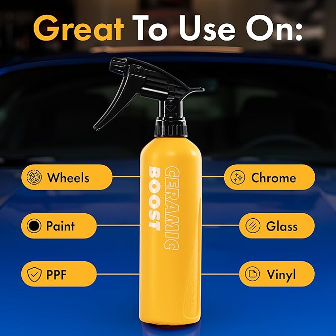 XPEL Ceramic Boost Spray Coating, 16oz - Silicon Dioxide Car Detailing Spray, Beads and Repels Water, Dust, Lint, and Protect