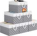 StorageTastic Storage Bin,Collapsible Storage Basket For Organizing,Large Storage Boxes With Rope Handles,Storage Containers,