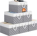 StorageTastic Storage Bin,Collapsible Storage Basket For Organizing,Large Storage Boxes With Rope Handles,Storage Containers,