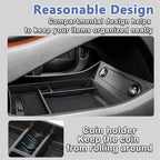 Center Console Organizer Compatible with Hyundai Santa Fe 2021 2022 2023 Lower Center Console Storage Box Tray Interior Accessories