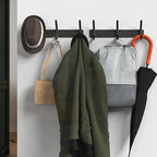 VAEHOLD 2PACK Coat Hooks Wall Hook for Hanging Clothes Robes Towels Hats Heavy Duty Coat Hanger Coat Rack Wall Mount with 3 H