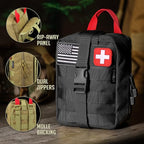 EVERLIT 250 Pieces Survival First Aid Kit IFAK EMT Molle Pouch Survival Kit Outdoor Gear Emergency Kits Trauma Bag for Campin