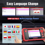 Launch Crp123 V2.0 Obd2 Scanner, 2026 Engine/Abs/SRS/Transmission Car Diagnostic Tool with Oil Reset/Throttle Adaption/SAS