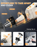 BQYPOWER Handheld Vacuum Cordless, 16000PA Strong Suction Hand Held Vacuum Dust Busters Cordless Rechargeable with Multiple A