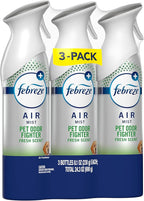 Febreze Air Mist, Air Freshener Spray, Odor Fighting Room Spray, Deodorizer for Home Bathroom Kitchen Apartment, Pet Odor Fig
